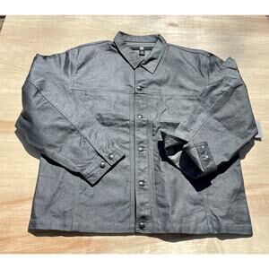 VTG MARITHE FRANCOIS GIRBAUD Button Denim Jeans Truck Jacket Men Black 3XL HK‎